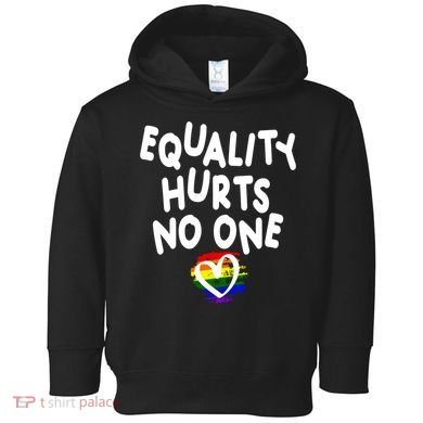 Equality Hurts No One Toddler Hoodie