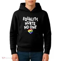 Equality Hurts No One Kids Hoodie thumb 4
