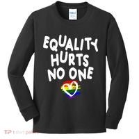 Equality Hurts No One Kids Long Sleeve Shirt thumb 0