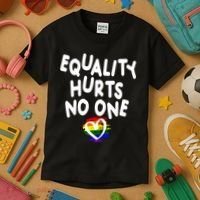 Equality Hurts No One Kids T-Shirt thumb 3