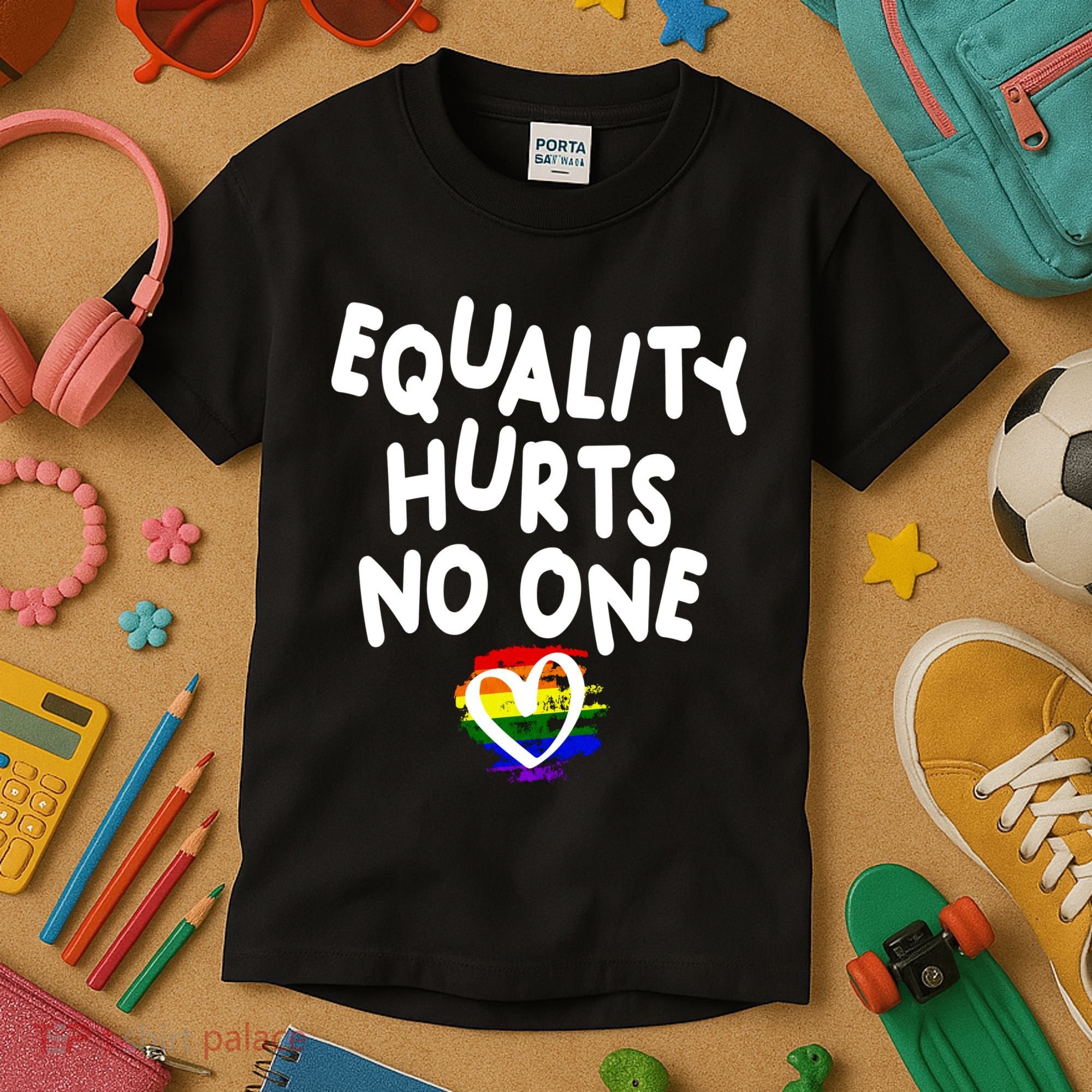 Equality Hurts No One Kids T-Shirt