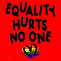 Equality Hurts No One Santa Hat thumb 1