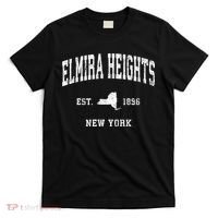 Elmira Heights New York Ny Vintage Athletic T-Shirt thumb 0