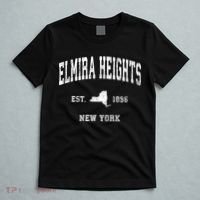 Elmira Heights New York Ny Vintage Athletic T-Shirt thumb 5