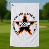Everybody Has One Special Thing Boogie Nights Golf Towel thumb 1
