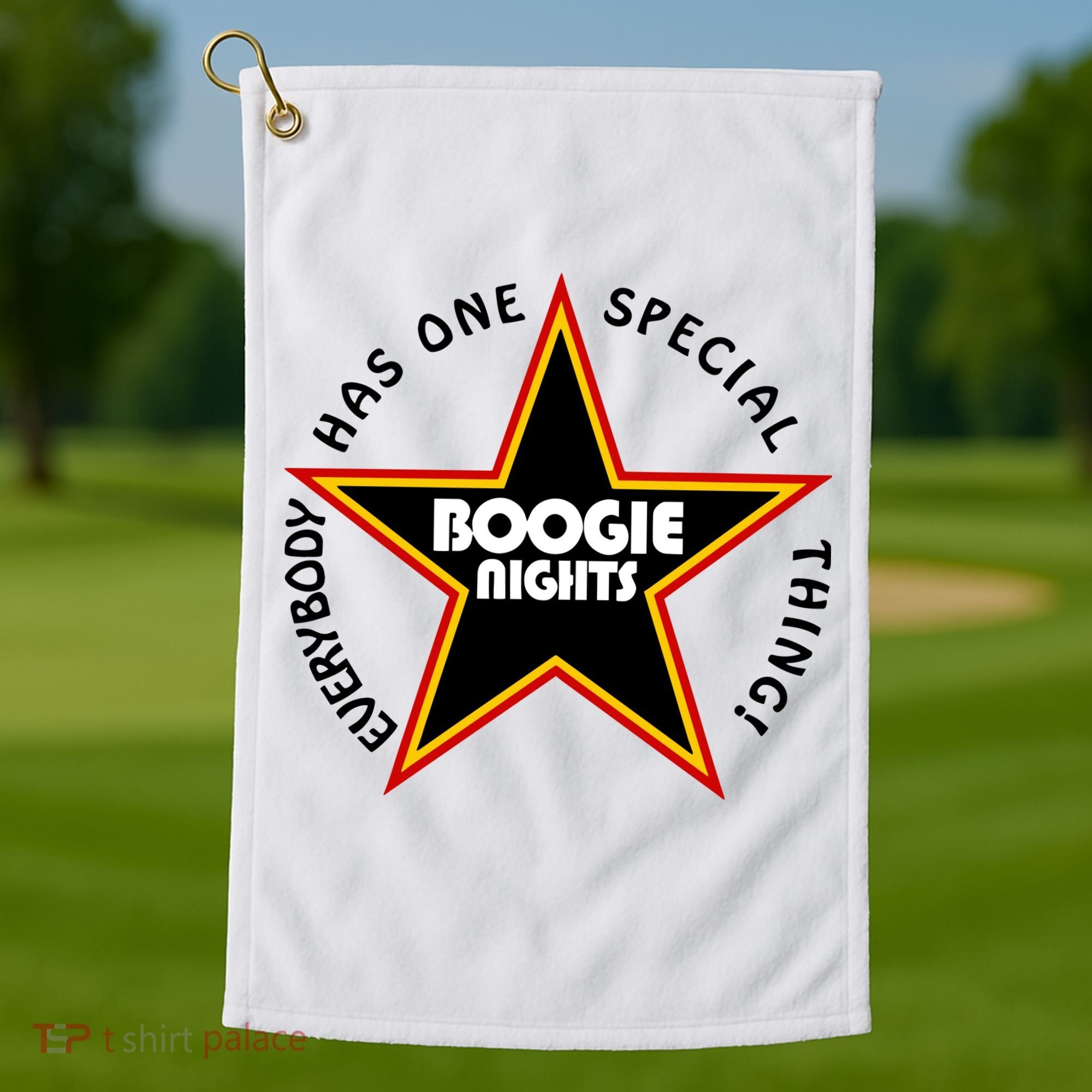 Everybody Has One Special Thing Boogie Nights Golf Towel