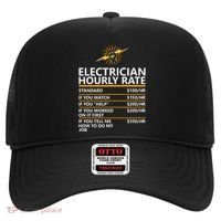 Electrician Hourly Rate Funny Hat thumb 0
