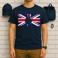 Elizabeth Her Royal Highness Queen Of England Flag T-Shirt thumb 6