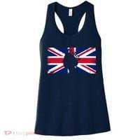 Elizabeth Her Royal Highness Queen Of England Flag Women's Tank Top thumb 0