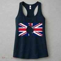 Elizabeth Her Royal Highness Queen Of England Flag Women's Tank Top thumb 3