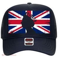 Elizabeth Her Royal Highness Queen Of England Flag Hat thumb 0