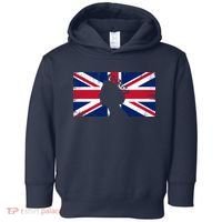 Elizabeth Her Royal Highness Queen Of England Flag Toddler Hoodie thumb 0