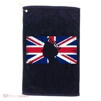 Elizabeth Her Royal Highness Queen Of England Flag Golf Towel thumb 0