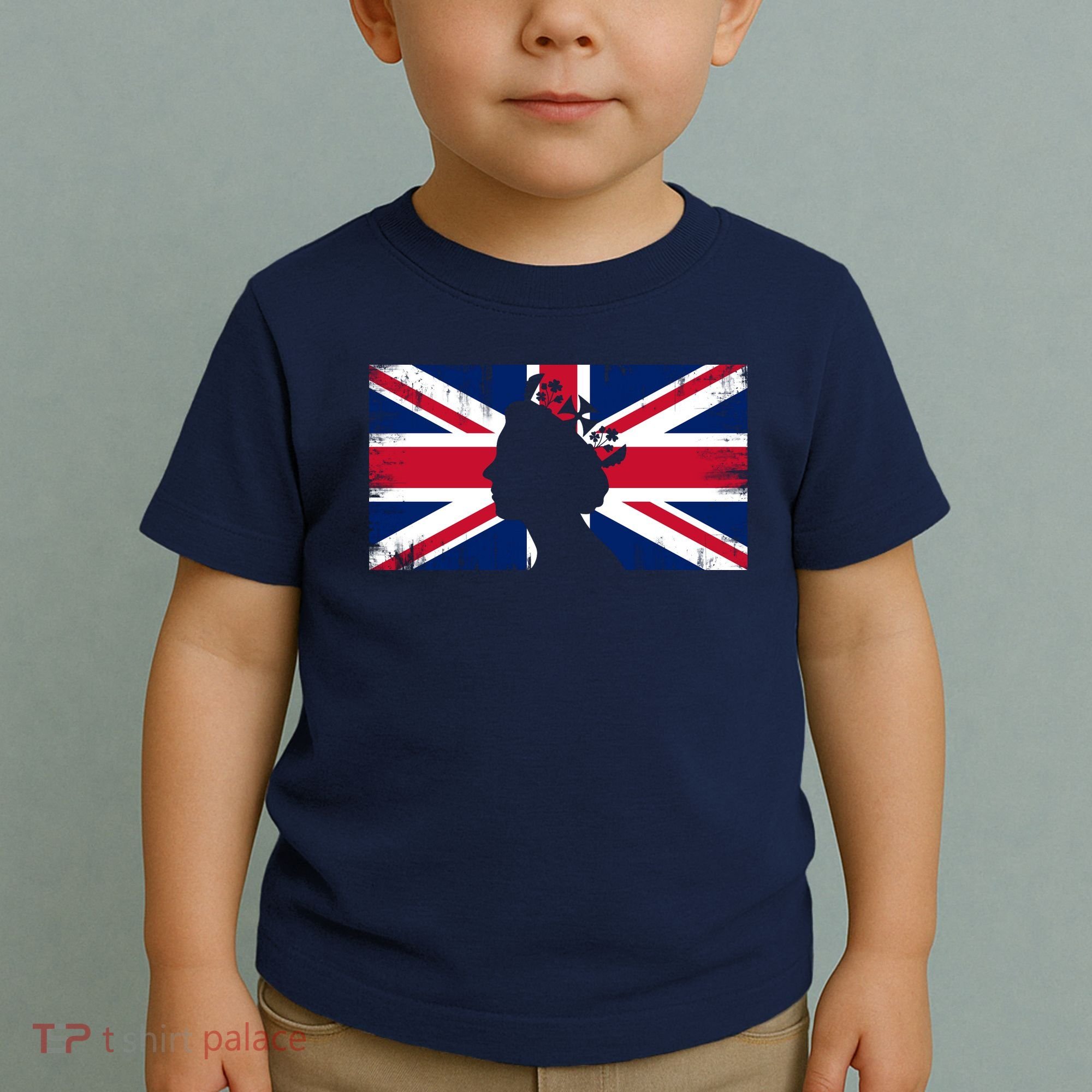 Elizabeth Her Royal Highness Queen Of England Flag Toddler T-Shirt