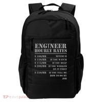 Engineer Hourly Rate Funny Engineering Mechanical Civil Gift Backpack thumb 0