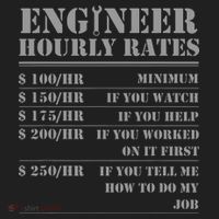 Engineer Hourly Rate Funny Engineering Mechanical Civil Gift Tumbler thumb 3