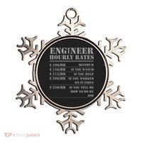 Engineer Hourly Rate Funny Engineering Mechanical Civil Gift Ornament thumb 0