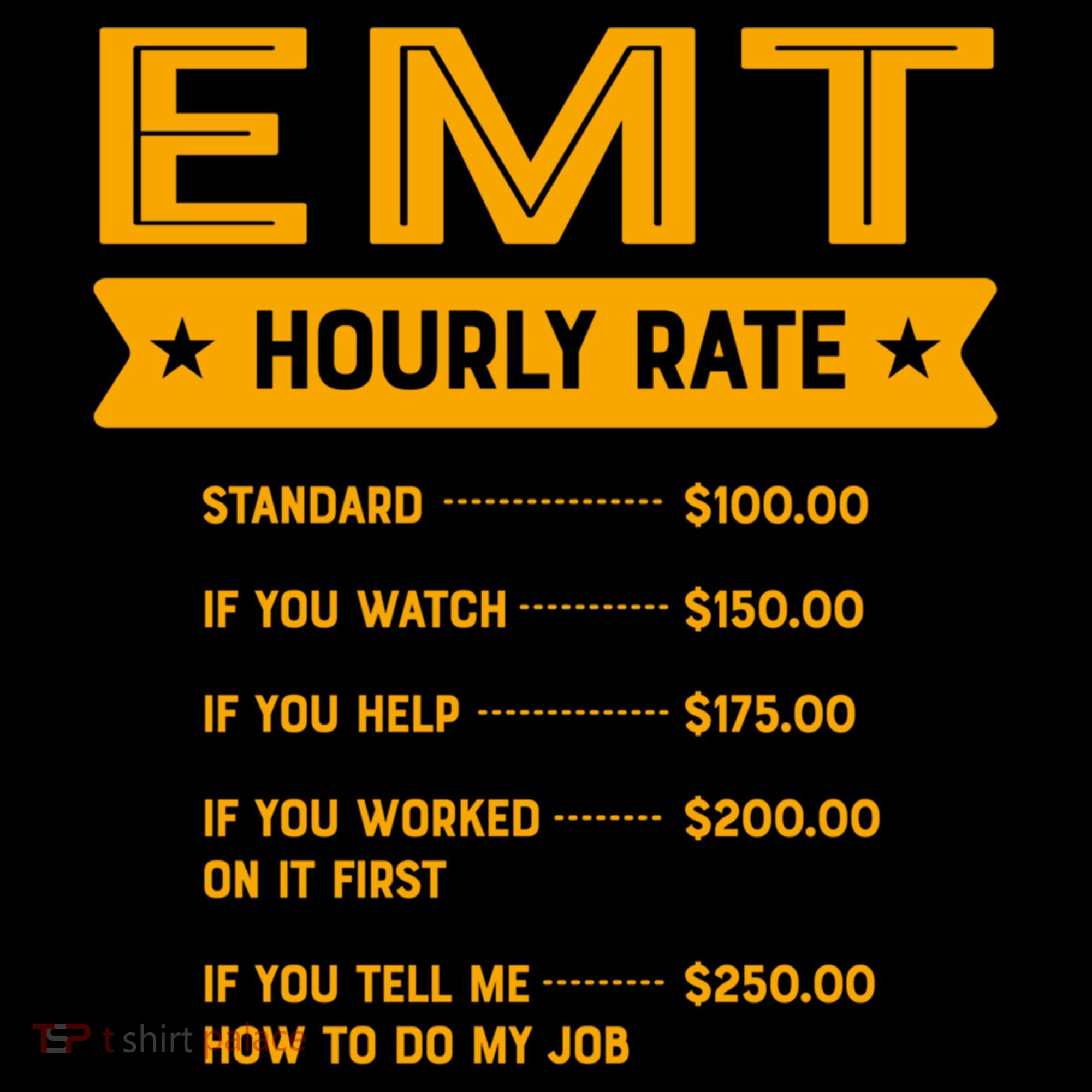 Emt Hourly Rate Labour Day Paramedic Workers Day Gift Coffee Mug