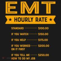 Emt Hourly Rate Labour Day Paramedic Workers Day Gift Pajama Set thumb 2