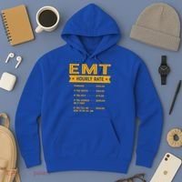 Emt Hourly Rate Labour Day Paramedic Workers Day Gift Hoodie thumb 3