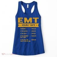 Emt Hourly Rate Labour Day Paramedic Workers Day Gift Women's Tank Top thumb 0