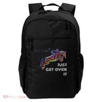 English Horse Show Jumping Just Get Over It Meaningful Gift Backpack thumb 0