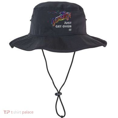 English Horse Show Jumping Just Get Over It Meaningful Gift Bucket Hat