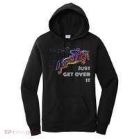English Horse Show Jumping Just Get Over It Meaningful Gift Women's Hoodie thumb 0