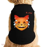 Emoji Heated Sweating Cat Face Doggie Tank thumb 0