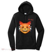 Emoji Heated Sweating Cat Face Women's Hoodie thumb 0
