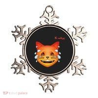 Emoji Heated Sweating Cat Face Ornament thumb 0