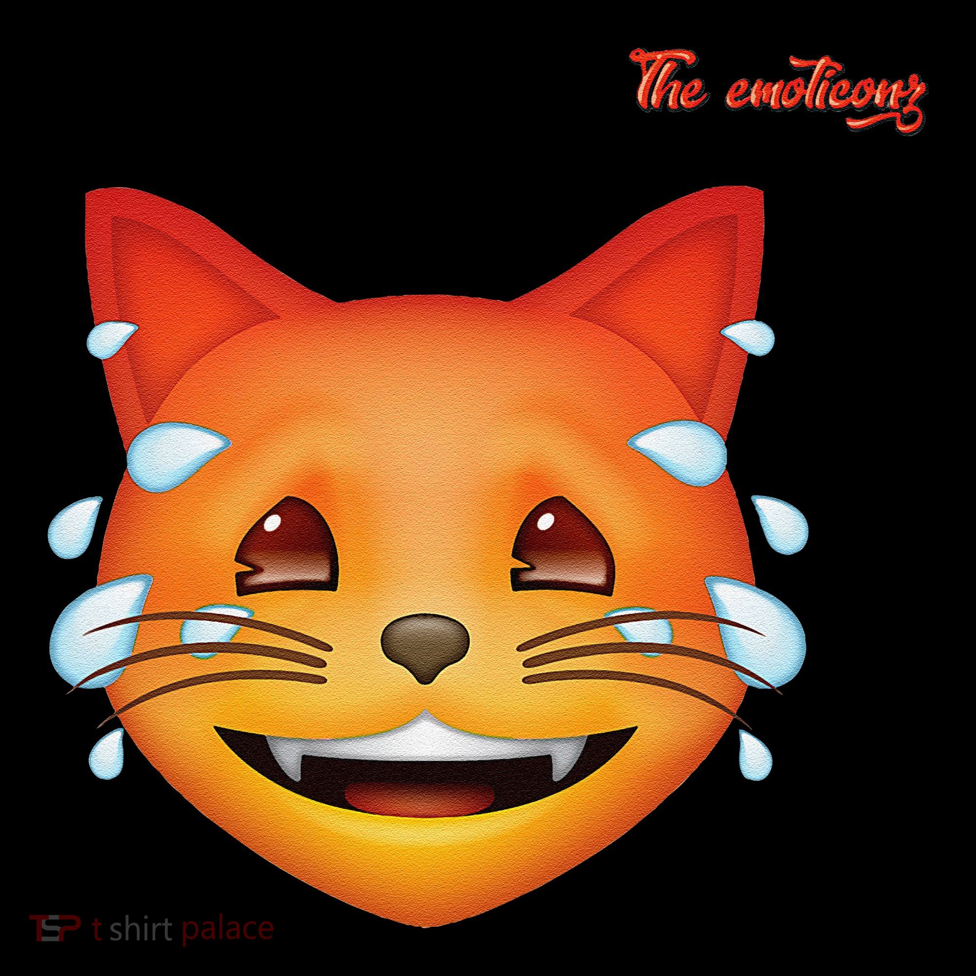 Emoji Heated Sweating Cat Face Ornament