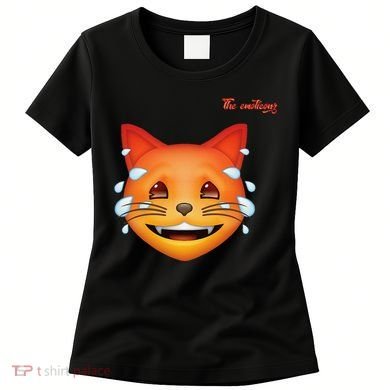 Emoji Heated Sweating Cat Face Women's T-Shirt