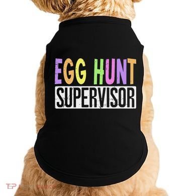 Egg Hunt Supervisor Egg Hunting Squad Moms Adult Easter Doggie Tank
