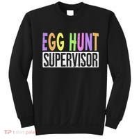 Egg Hunt Supervisor Egg Hunting Squad Moms Adult Easter Sweatshirt thumb 0