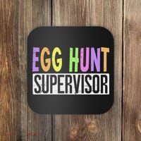 Egg Hunt Supervisor Egg Hunting Squad Moms Adult Easter Coaster thumb 0