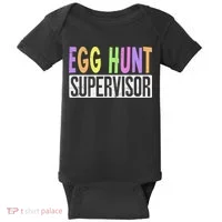 Egg Hunt Supervisor Egg Hunting Squad Moms Adult Easter Baby Bodysuit thumb 0