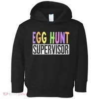 Egg Hunt Supervisor Egg Hunting Squad Moms Adult Easter Toddler Hoodie thumb 0