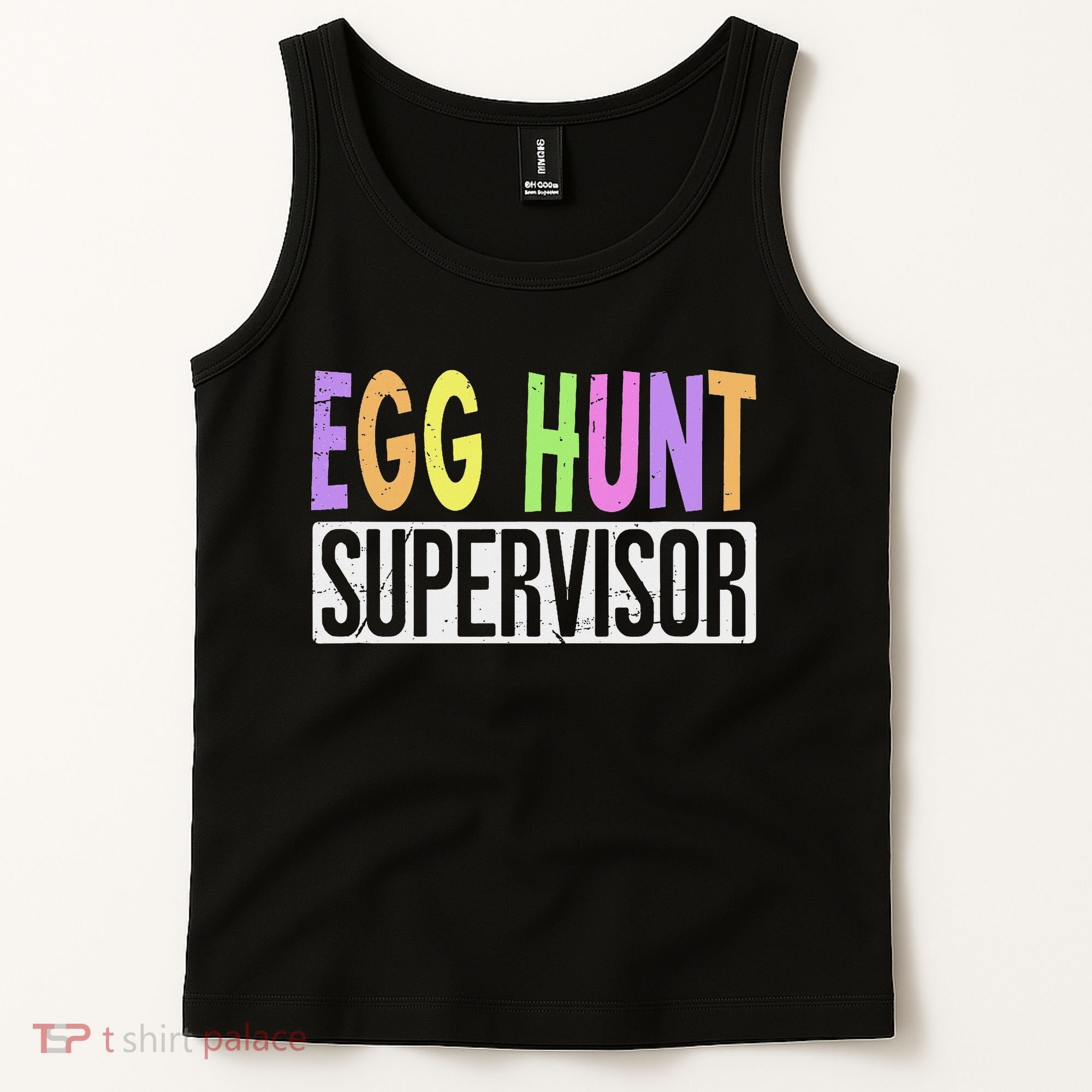 Egg Hunt Supervisor Egg Hunting Squad Moms Adult Easter Tank Top