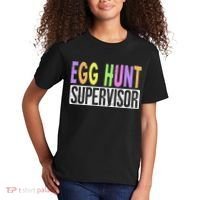 Egg Hunt Supervisor Egg Hunting Squad Moms Adult Easter Kids T-Shirt thumb 2