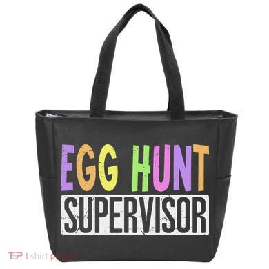 Egg Hunt Supervisor Egg Hunting Squad Moms Adult Easter Tote Bag
