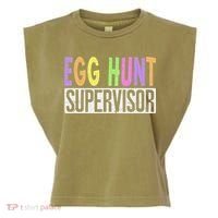 Egg Hunt Supervisor Egg Hunting Squad Moms Adult Easter Garment-Dyed Women's Muscle Tee thumb 0