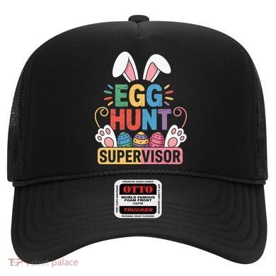Egg Hunt Supervisor Bunny Paws Easter Party Matching Family Hat
