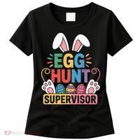 Egg Hunt Supervisor Bunny Paws Easter Party Matching Family Women's T-Shirt thumb 0
