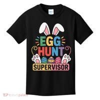 Egg Hunt Supervisor Bunny Paws Easter Party Matching Family Kids T-Shirt thumb 0