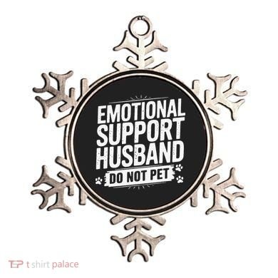 Emotional Husband Support Do Not Pet Funny Husband Humor Ornament