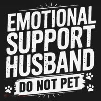 Emotional Husband Support Do Not Pet Funny Husband Humor Visor thumb 3