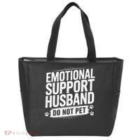 Emotional Husband Support Do Not Pet Funny Husband Humor Tote Bag thumb 0