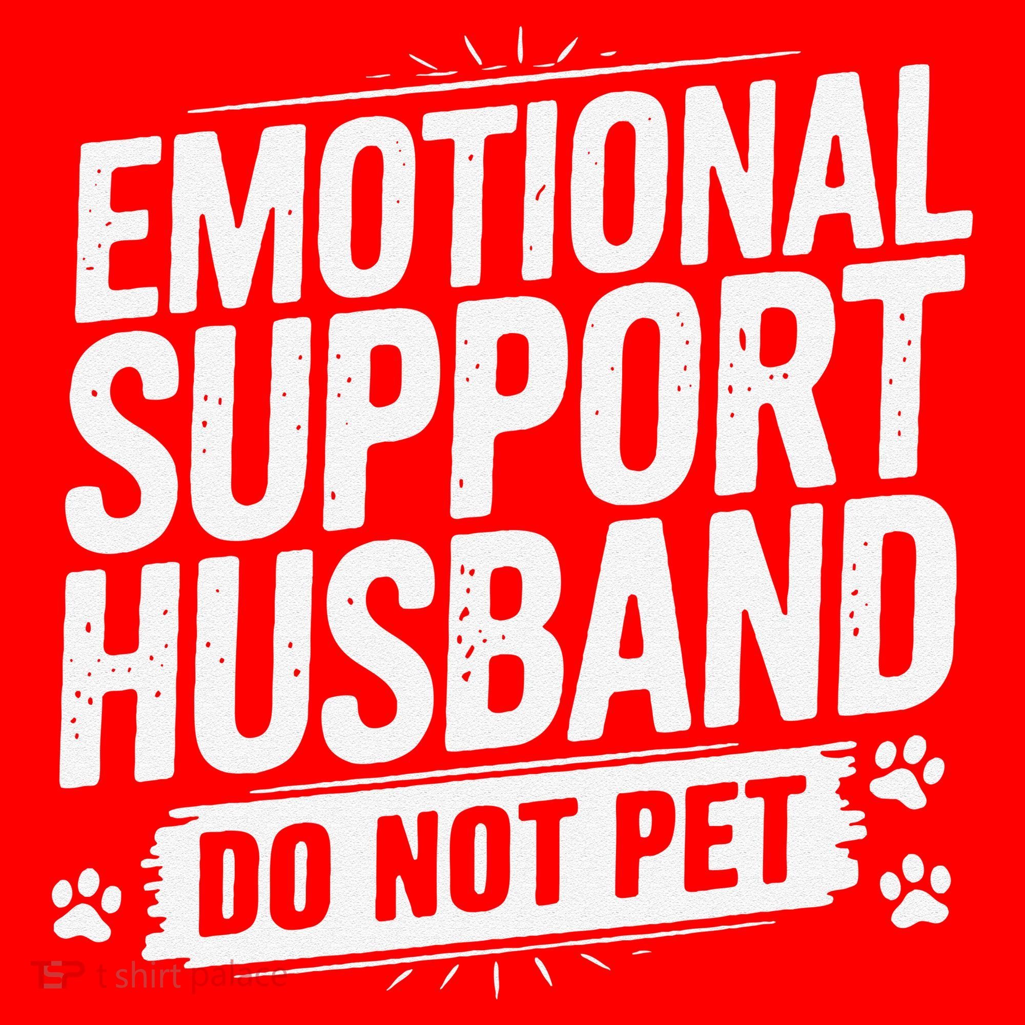 Emotional Husband Support Do Not Pet Funny Husband Humor Santa Hat