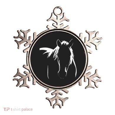 Elegant Horse Silhouette Graphic Art Design For Horse Lovers Ornament